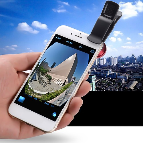 3 in 1 Clip On Camera Lens Kits Fish Eye+Wide Angle+Macro Lens for Cell Phone - Zdjęcie 5 z 27