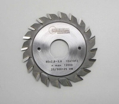 CNC-SCHIEDERER Vorritzsägeblatt 2-teilig 80 x 2,8-3,6 x B 20 Z = 2 x Z10 FZ