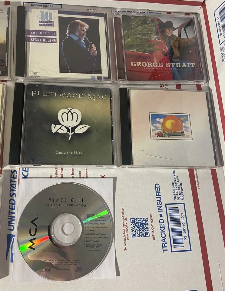 Lot of 17 Country CD's Tracy Byrd, Vince Gill, Fleetwood Mac The Allman Brothers - Image 4 of 4