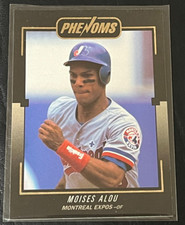 MOISES ALOU 1992 LEAF ROOKIE PHENOMS INSERT BASEBALL CARD #1 MONTREAL EXPOS