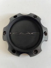 1 KMC Wheels Satin Black 6 Lug Center Cap Part# 395B139.7-6H Stock #4471