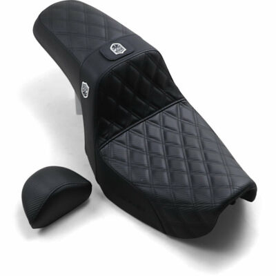 Saddlemen Pro Series SDC Perf. Gripper Seat w/ Backrest 2006-17