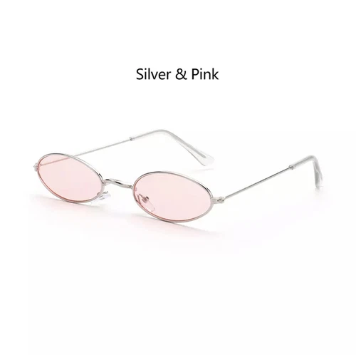 Fashion Retro Small Oval Sunglasses Vintage Shades Sun Glasses Men Women - Picture 10 of 20