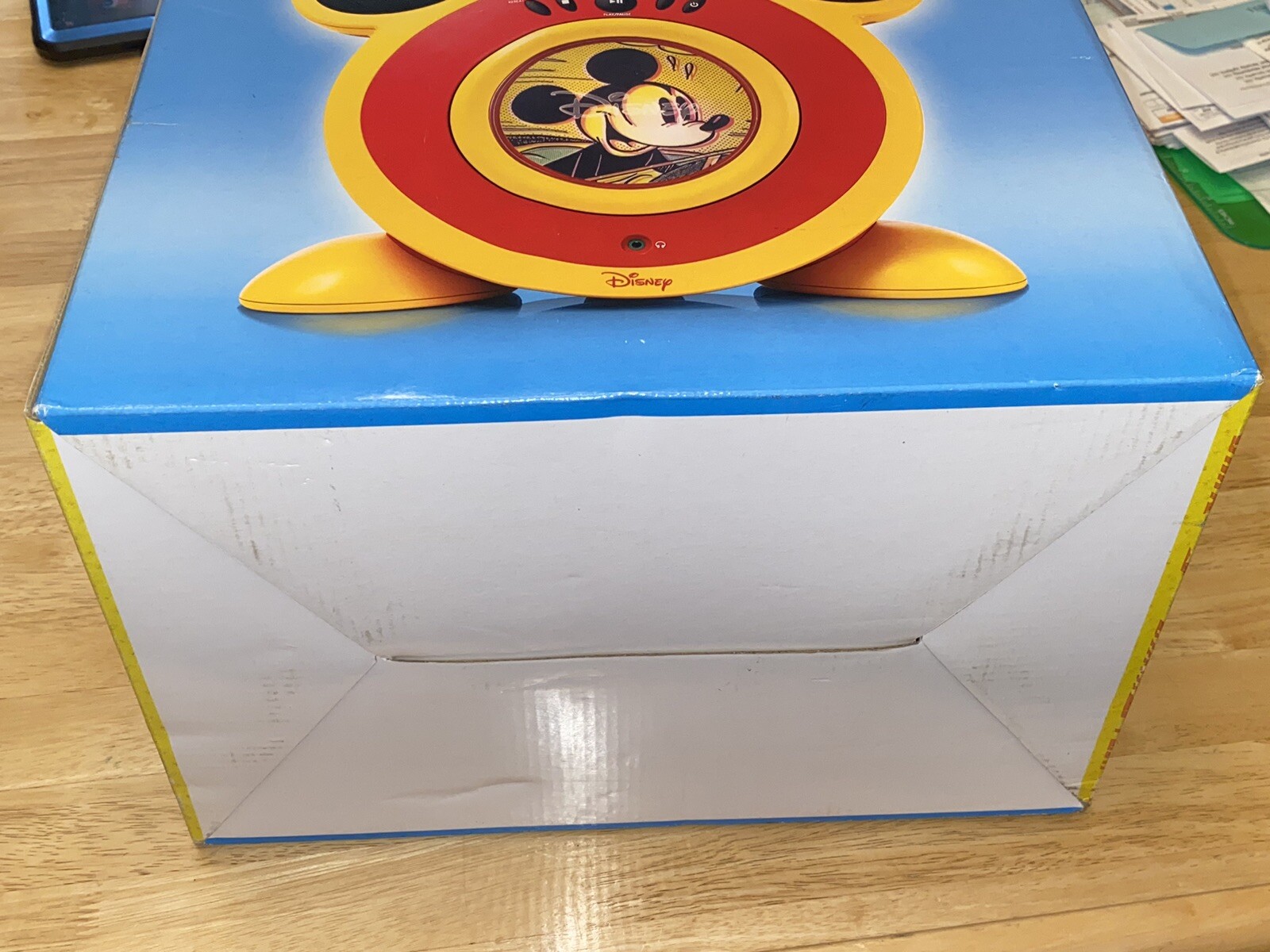 Disney Mickey Mouse CD Boombox DB3050-C SUPER RARE Red Yellow BRAND NEW in BOX!