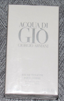 Giorgio Armani Acqua di Giò Homme Eau De Toilette 100ml 3.4 FL.OZ. NEU OVP