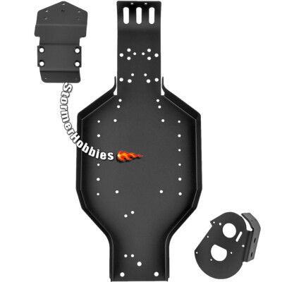 Team Associated RC10T Black Chassis ASC7805 includes Motor & Nose plate