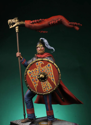 Ostgotischer Nobleman Vandal Warrior 75mm bemalter Spielzeugsoldat Vorverkauf...