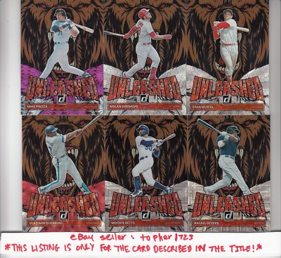 2022 Donruss Insert Unleashed Vector RAFAEL DEVERS #9 Red Sox