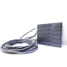 LOT OF 6 DELL DOCKING STATION WD15 K17A USB-C W/ 130W AC ADAPTER T6-B9