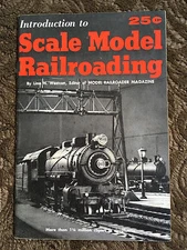 Book Introduction To Scale Model Railroading By Linn H Wescott 1967 Edition Exc