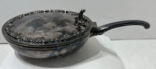 Alpacca Mexico Silver Plate Silent Butler Ornate Original Alt Heidelberg