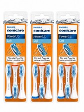 9 Philips Sonicare PowerUp Soft Replacement Toothbrush Brush Heads 3x3Ct HX3023