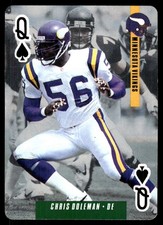 Chris Doleman 1993 U.S. Playing Cards Ditka's Picks #Qâ™  Vikings FREE SHIPPING