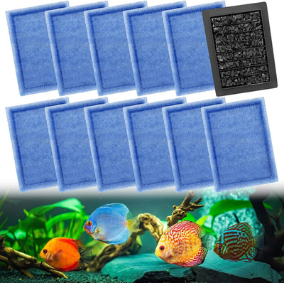 12 Pcs Aquarium Filter Cartridge Compatiable with Aqua-Tech Filters (Ez-Change #