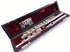 Jupiter 711 Silver Pre Pro Intermediate B Foot Open Hole Flute Reconditioned ++