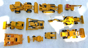Mixed lot of HO 1/87 (1:87) scale construction vehicles  #L