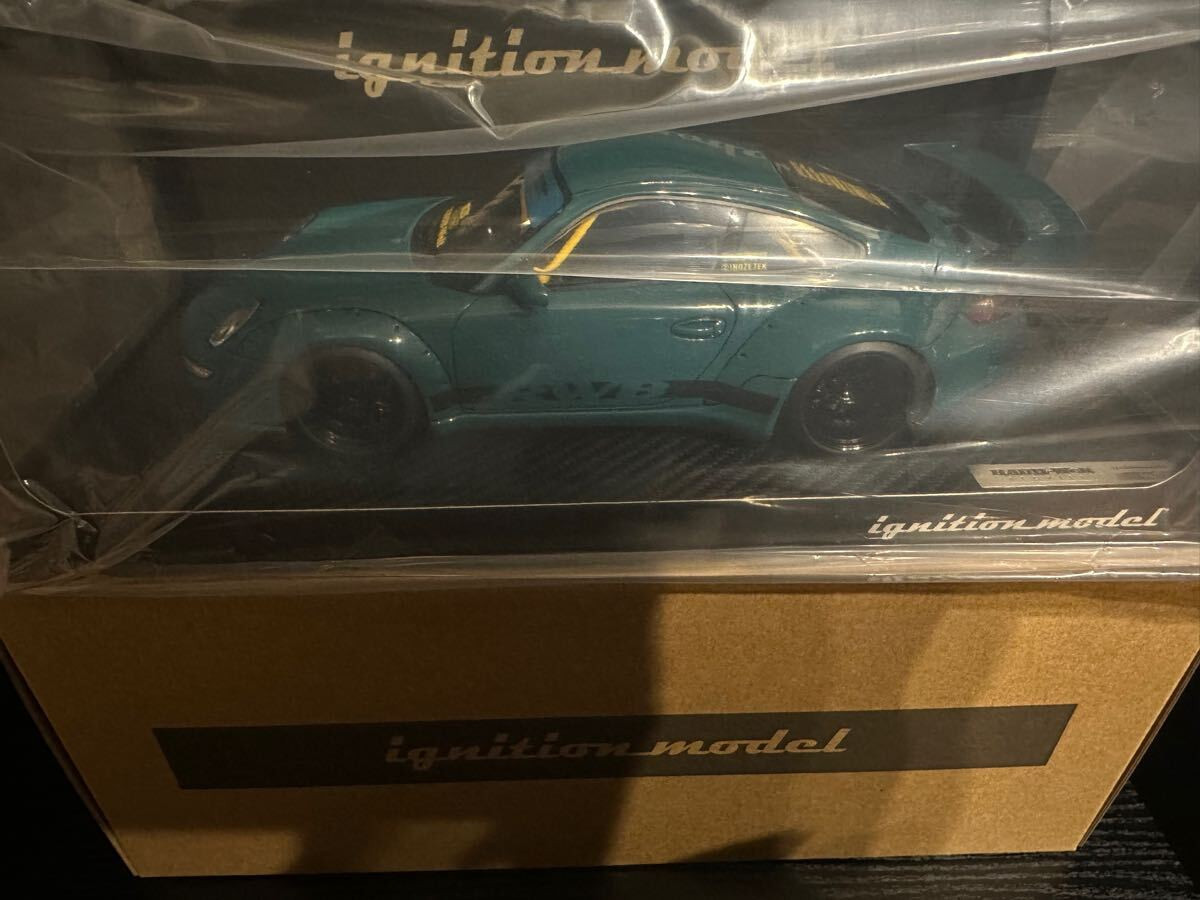 1/18 IG3249 RWB 997 Green ignition model Porsche RAUH-Welt 1/18 IG3249 RWB 997 Green ignition model Porsche RAUH-Welt