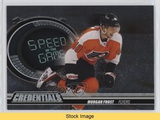 2023 Upper Deck Credentials Speed of the Game Stars Morgan Frost #SG18 READ 0nr3