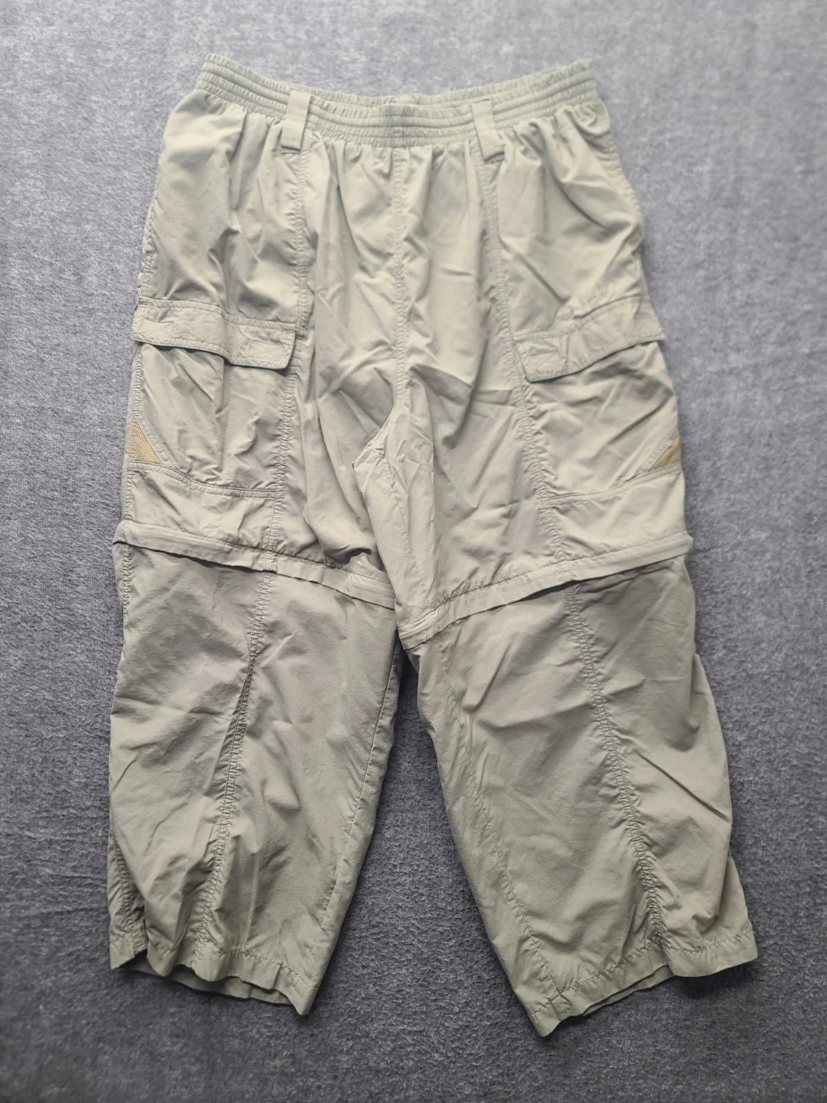 Columbia PFG Backcast Pants Mens L 30x32 Classic Fit Cargo Convertible Fishing