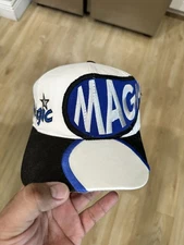 Vintage 90s Orlando Magic Snap Back Hat A Drew Pearson Company Tag