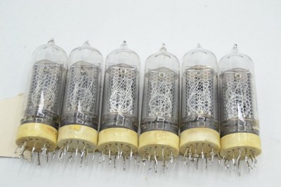 6x IN-14 Röhren for Nixie Clock Tested IN14 for Tube Tubes Clock Used Gebraucht