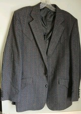 Vintage Mesquite Brand Blazer, Western Style, Made In USA, Mens
