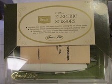 Vintage Sears Electric Scissors Model 344-2199 1970's NIB