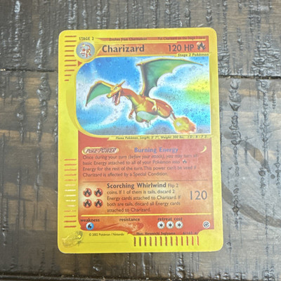 Charizard 6/165 Expedition Base Set Holo Rare MP-HP, shoot an offer please
