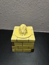Vintage Humpty Dumpty Sugar Dish W Lid Made In England Yellow