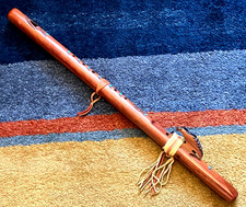 HIGH SPIRITS 25" Native American Style Flute in 'F ' Aromatic Cedar w/Turquoise