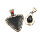 Southwest Signed Sterling Onyx Pietersite Necklace & Pendants Lot of 7 #S5593-4 — photo 5