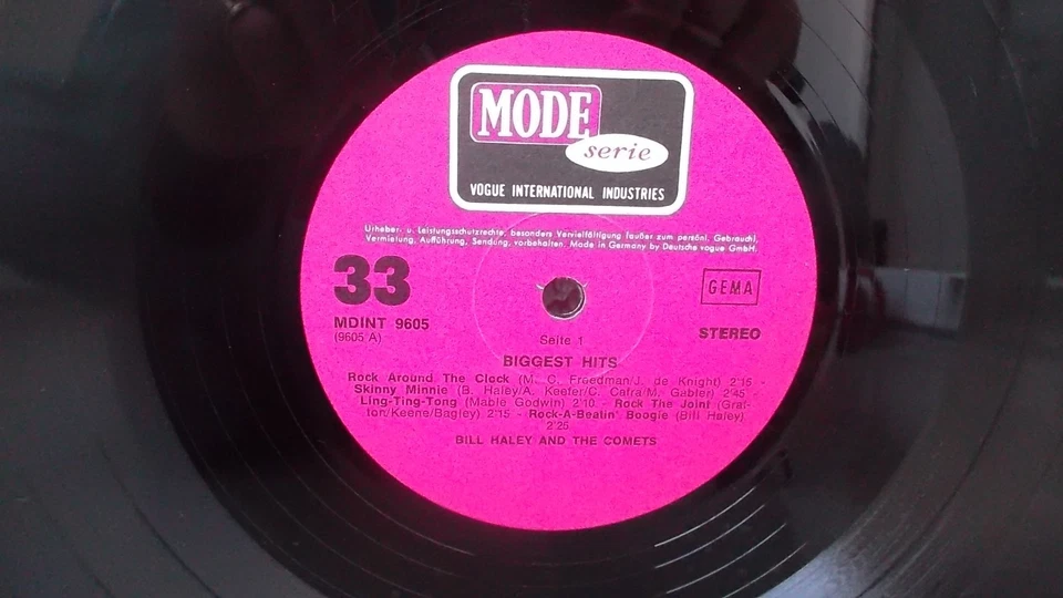 Bill Haley And The Comets-Biggest Hits-Orig. Vogue LP - Bild 2 von 3