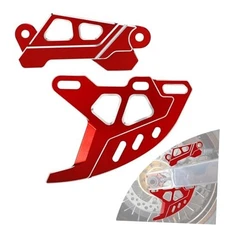 Dirt Bike Rear Brake Disc Guard + Caliper Guard,CNC Aluminum Rotor Cover for 