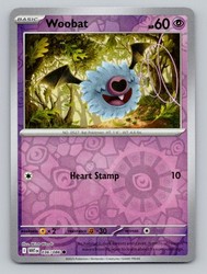 Woobat 036/086 White Flare Reverse Holo NM