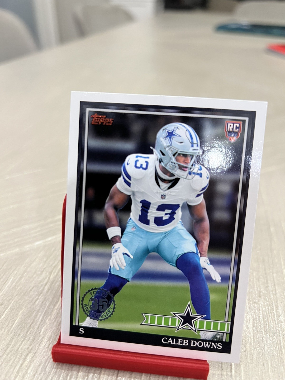 2026 Topps Flagship Caleb Downs Rookie #91TR-49 Dallas Cowboys NFL