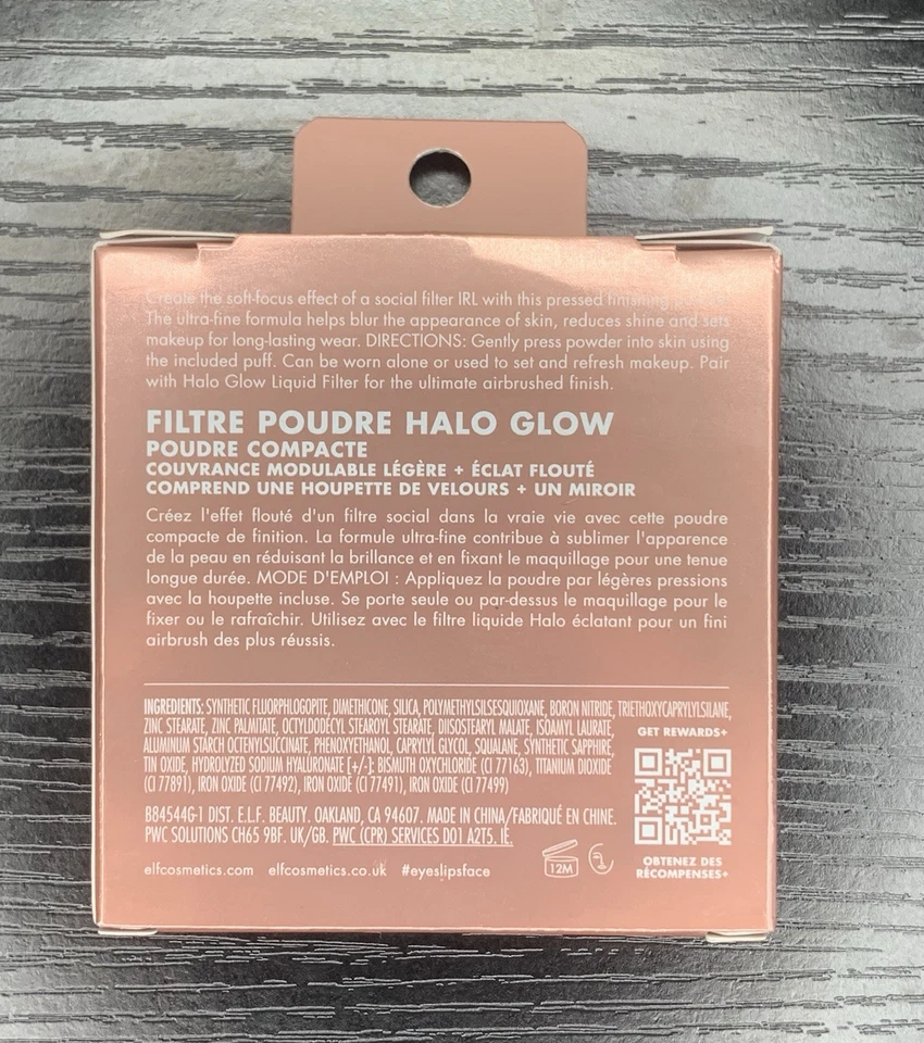 e.l.f Pressed Powder HALO GLOW POWDER FILTER, Fair Warm, 0.35 OZ BRAND NEW - Image 3 of 4