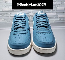 Nike Court Vision Low Mens Size 11.5 Smokey Blue Sail HM9429-001