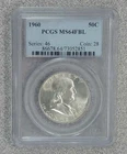 1960-P 90% Franklin Half Dollar PCGS MS64 FLB (851)