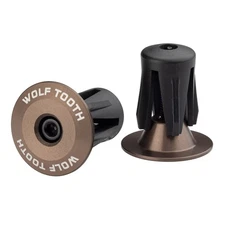 Wolf Tooth Components Alloy Bar End Plugs - Espresso