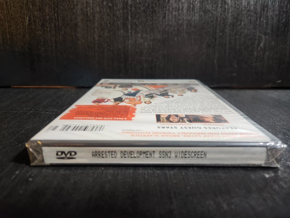 ARRESTED DEVELOPMENT COMPLETE SEASON 3 DVD SET JASON BATEMAN NEW AND SEALED - Image 3 of 3