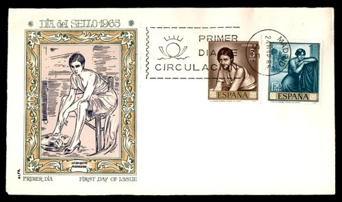 Mayfairstamps Spain FDC 1965 Paintings Combo Stamp Day First Day Cover aaw_38749