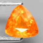 1.09ct.TOP FANTA ORANGE SPESSARTITE GARNET NATURAL GEMSTONE TRILLION/FANCY