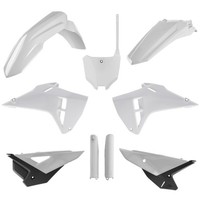 Kit Plastica Polisport Neugestaltung Weiß FüR Motorrad Ersatzteile ZubehöR
