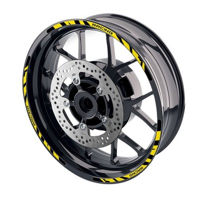 W02B For Honda CBF1000 06-10 Yellow Wheel Sticker Kit 09 08 07