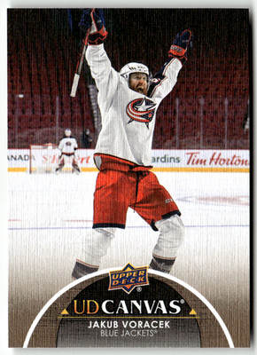 Upper Deck Extended Series 2021-22 NHL No. C294 Jakub Voracek UD Canvas