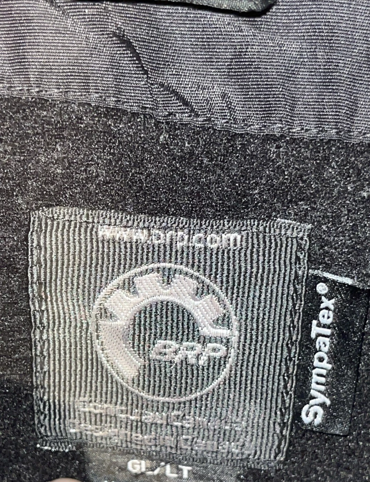 Ski-Doo гелий 30 куртка LT - черный с оранжевый молнии - EUC снегоход Gear - Изображение 3 из 4