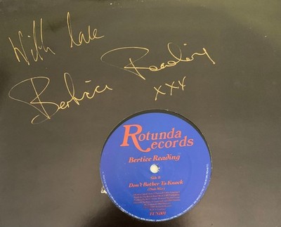 VERY RARE SIGNED BERTRICE READING DONT BOTHER TO KNOCK 12'' SINGLE ON ROTUNDER EX