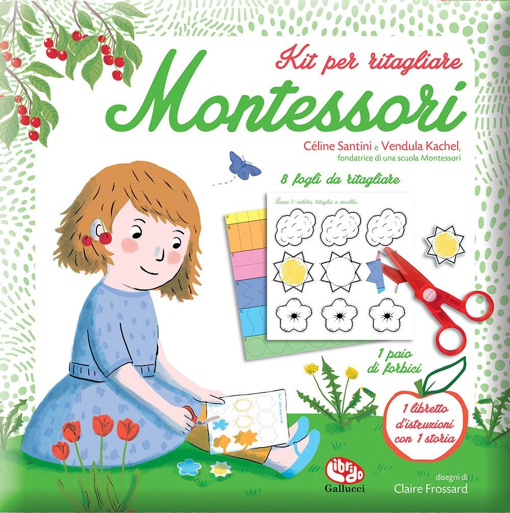 Libri Céline Santini / Vendula Kachel - Kit Per Ritagliare Montessori. Ediz. A C