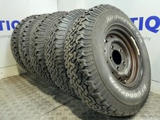 Set 16 Inch LAND ROVER DEFENDER WOLF Steel Wheels & 235/85/16 BF GOODRICH Tyres