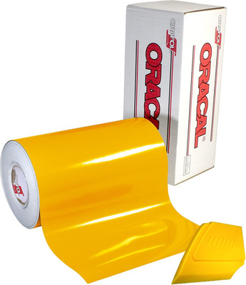 651 Multi-Colored Vinyl Solvent-Based Adhesive-Backed Calendared Wrap Decals W/Y